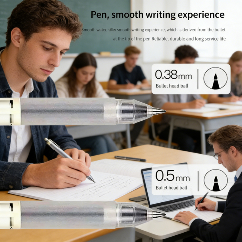 6/8 stuks MUJIs stijl gelpenne - Muji Stationery Gel Pen recensie en prijs