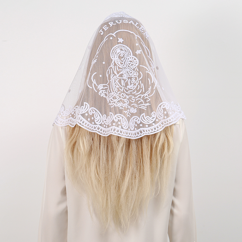 1Pc Vrouwen Elegante Effen Kle - Embroidery Hijab recensie en prijs